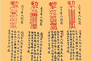 家传六十甲子得病制犯神书